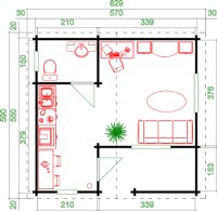 садовый домик 193